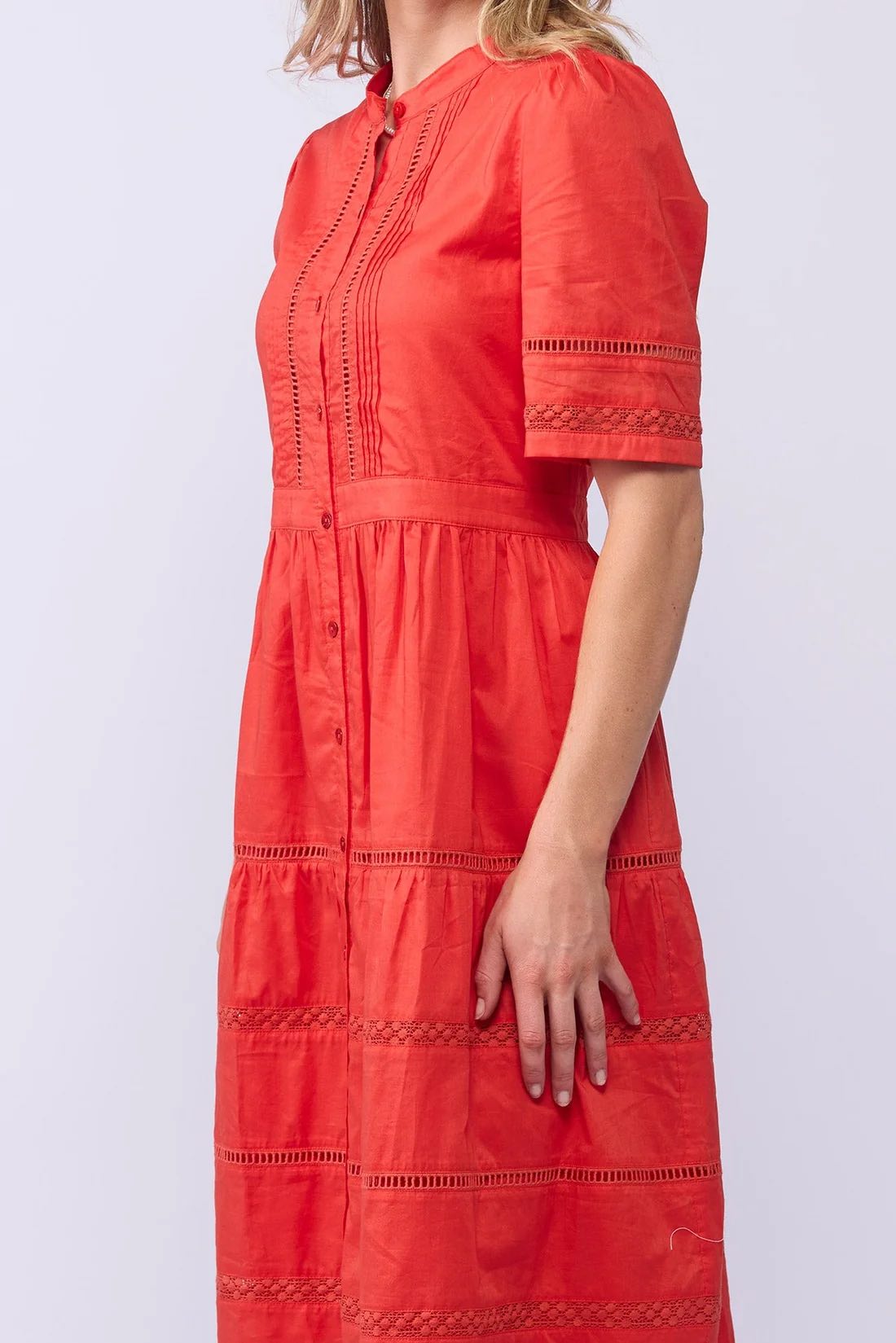 Gabby Dress - Tomato