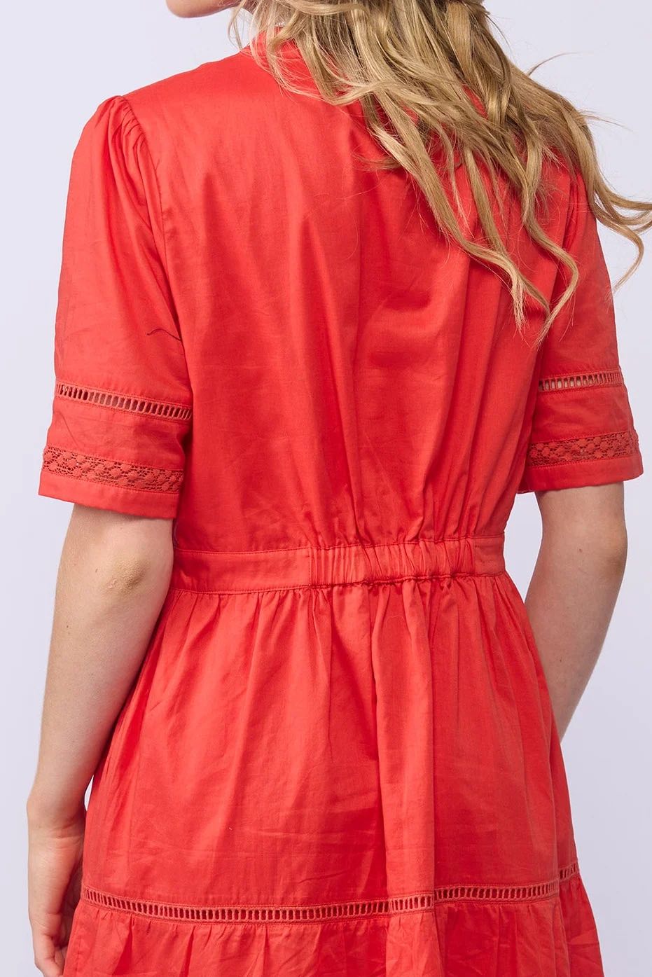 Gabby Dress - Tomato