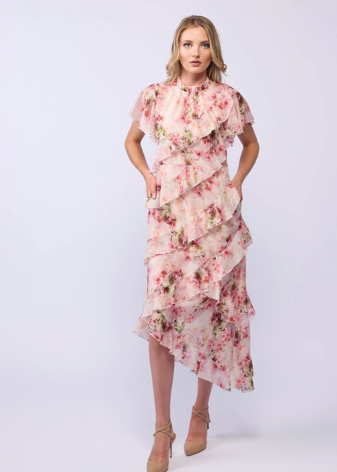 Freda Dress - Carnation