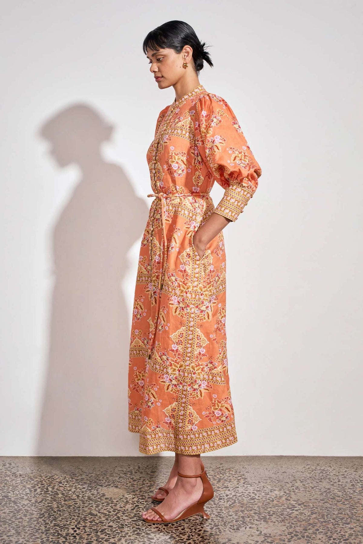 Envelop Dress - Marigold Glow