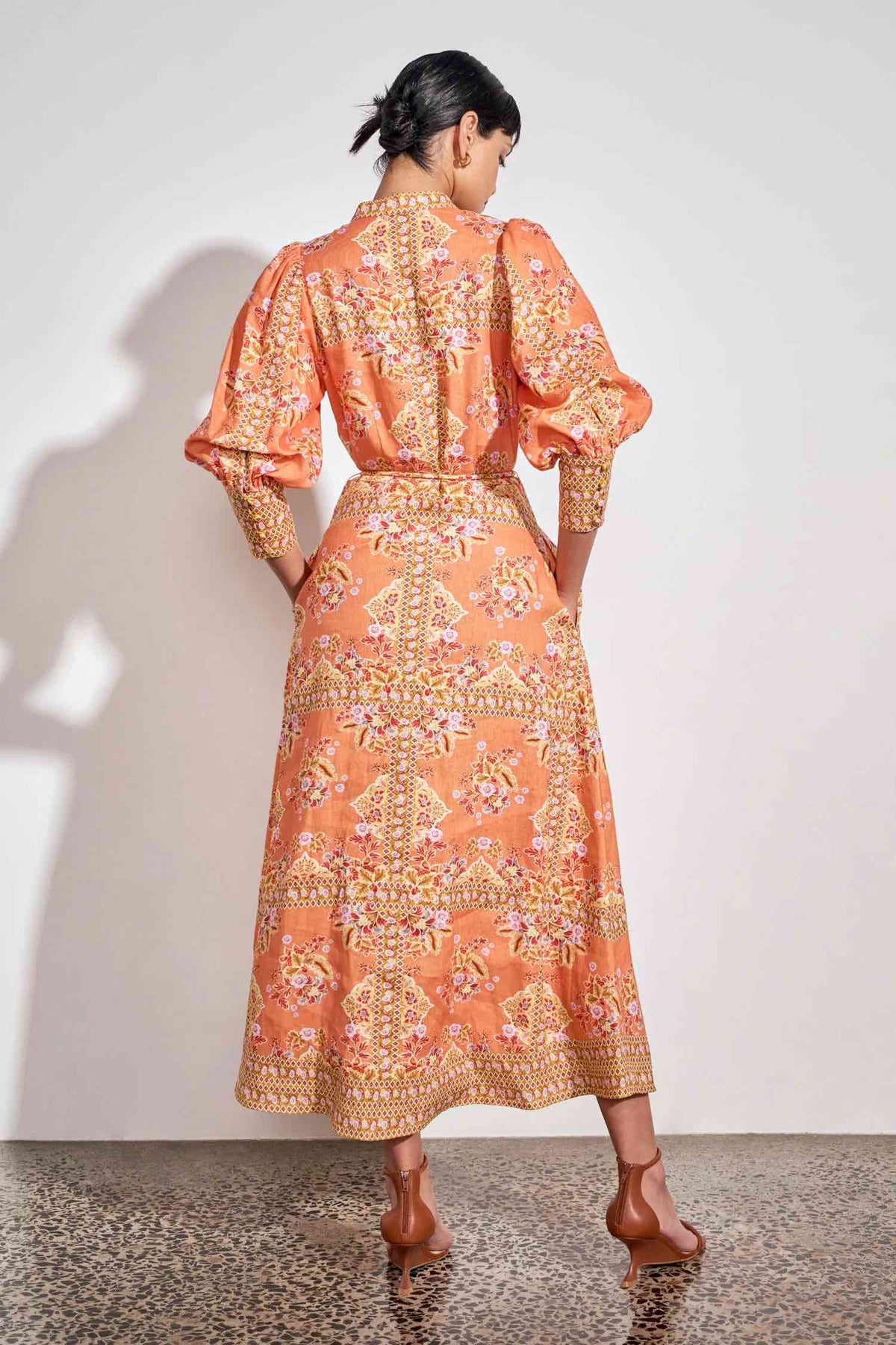 Envelop Dress - Marigold Glow