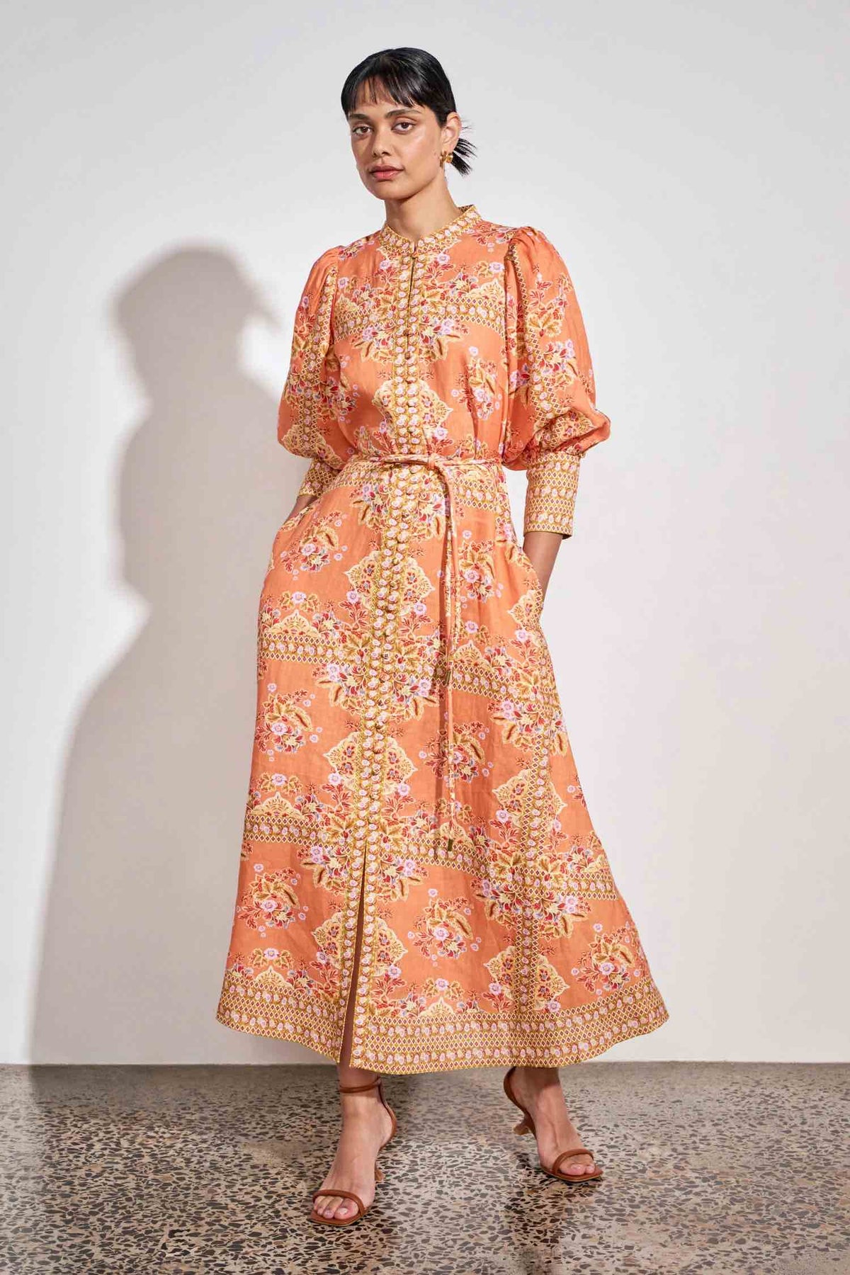 Envelop Dress - Marigold Glow