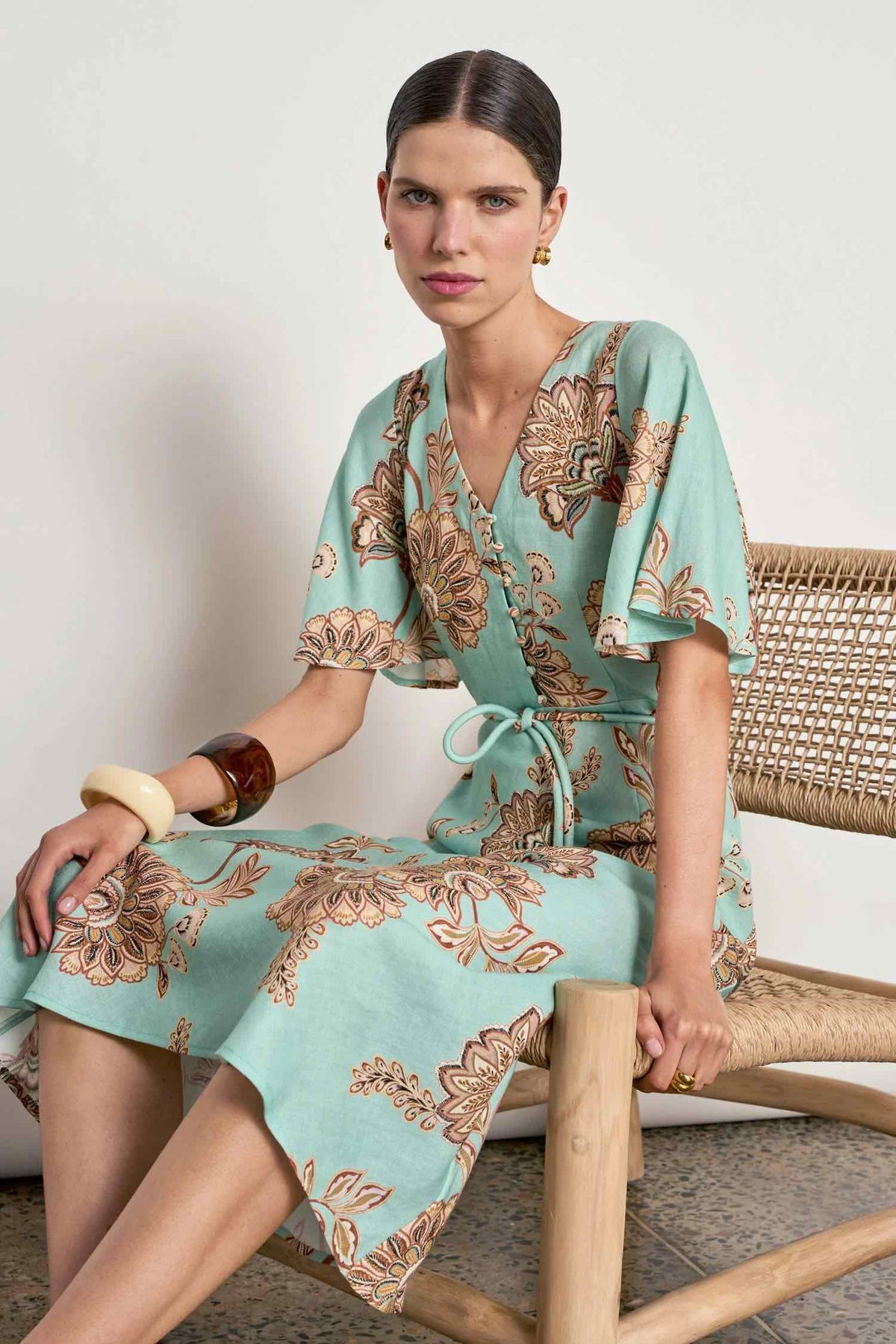 Premier Dress - Mint Kgari