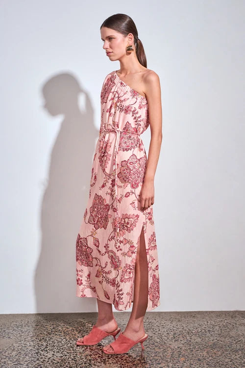 Silhouette Dress - Peony Paisley