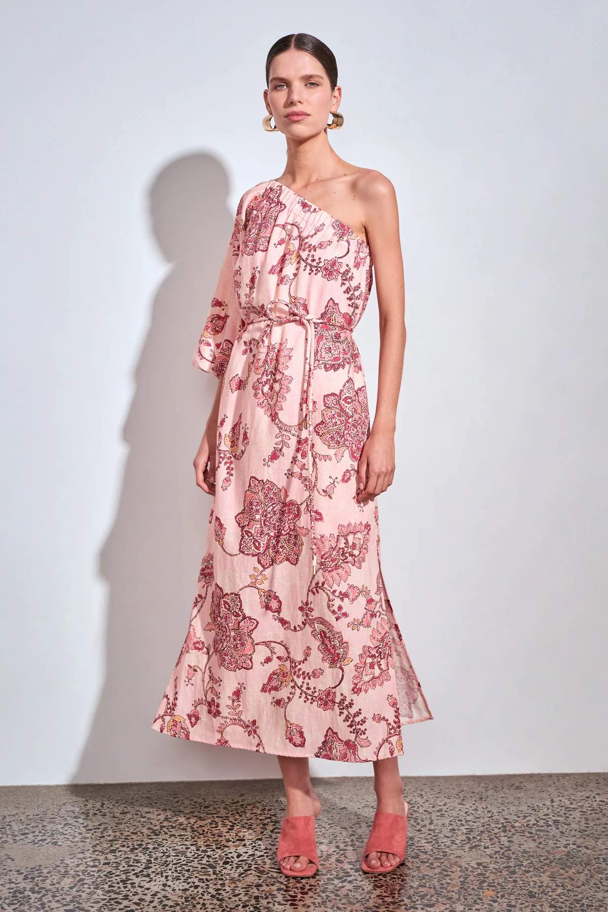 Silhouette Dress - Peony Paisley