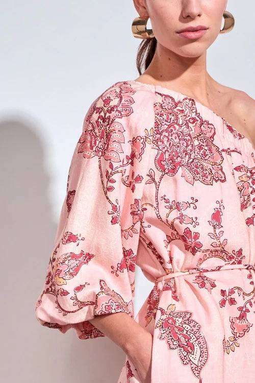 Silhouette Dress - Peony Paisley