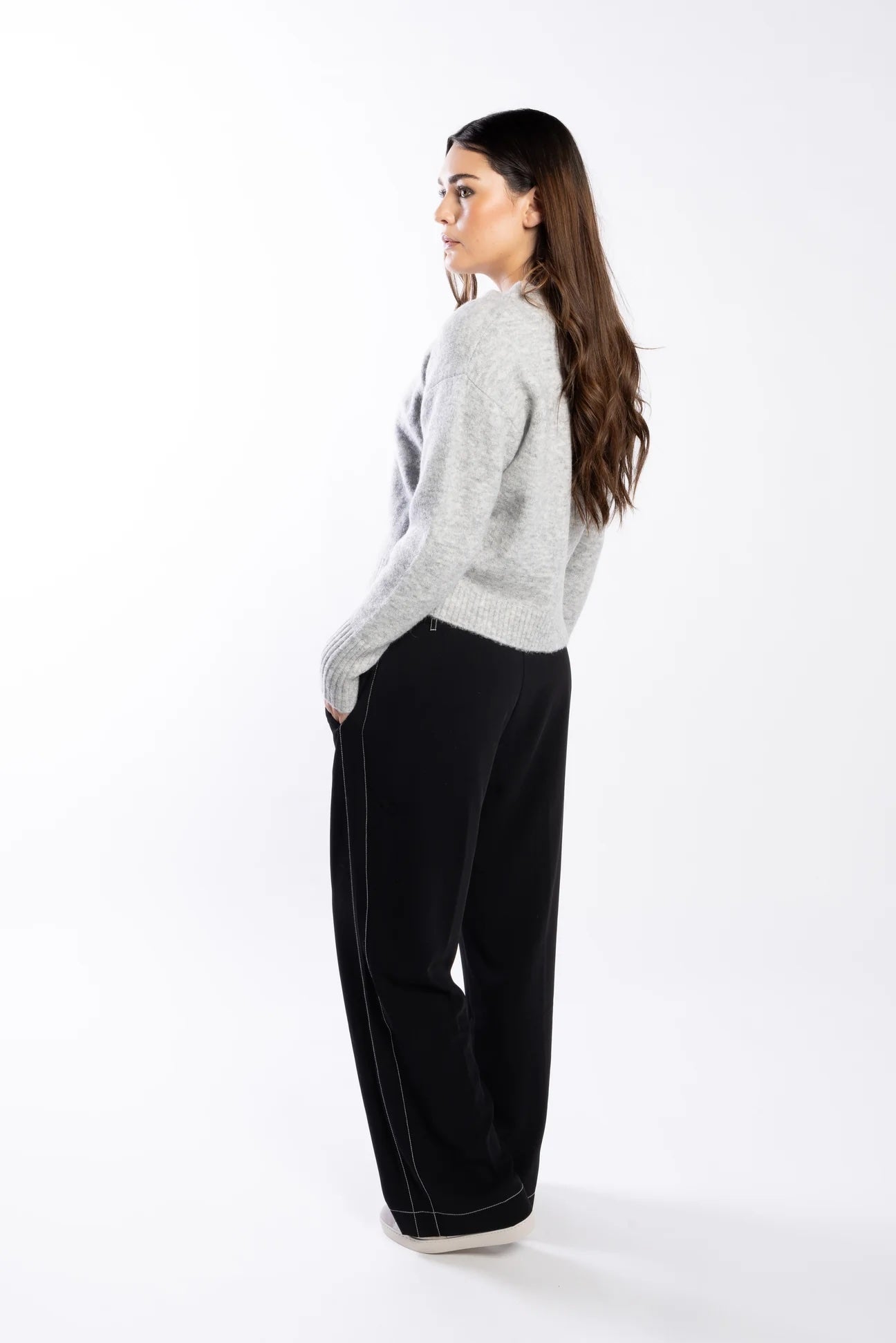 Ashbury Cardigan - Silver