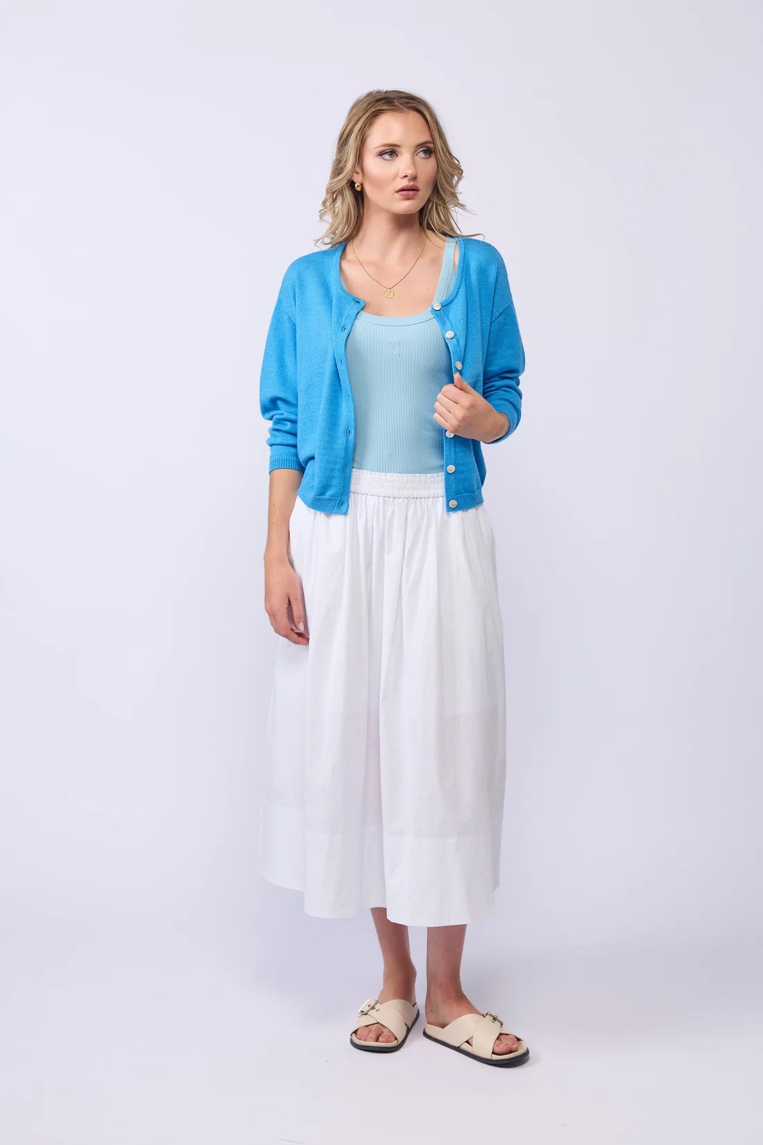 Direction Skirt - White