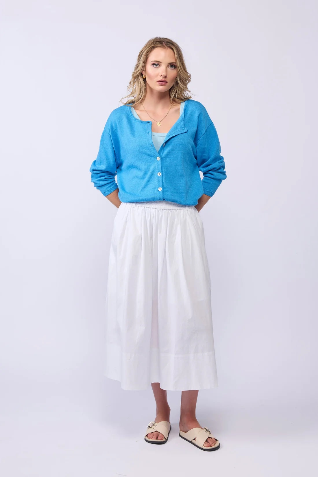 Direction Skirt - White
