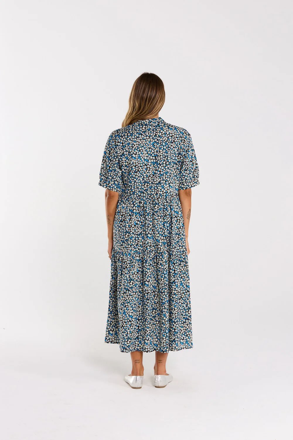 Luna Dress - Blue Moon Garden