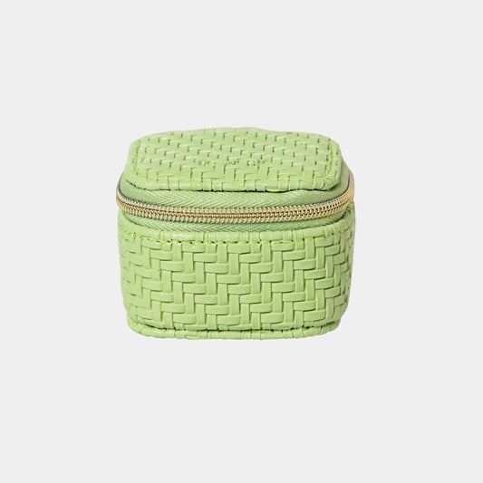 Herringbone Mini Cube - Pistachio