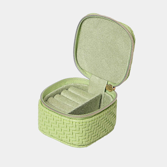 Herringbone Mini Cube - Pistachio