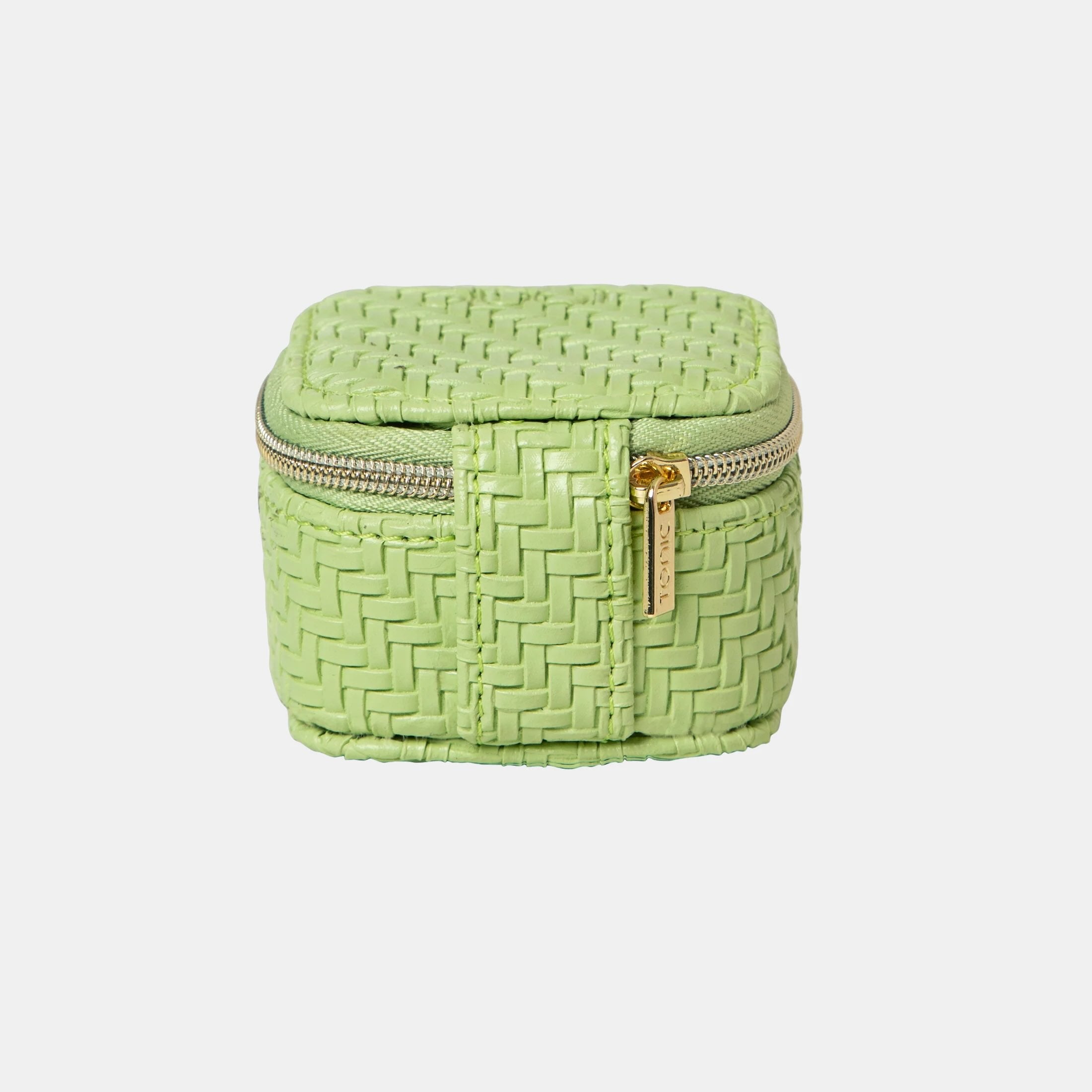 Herringbone Mini Cube - Pistachio