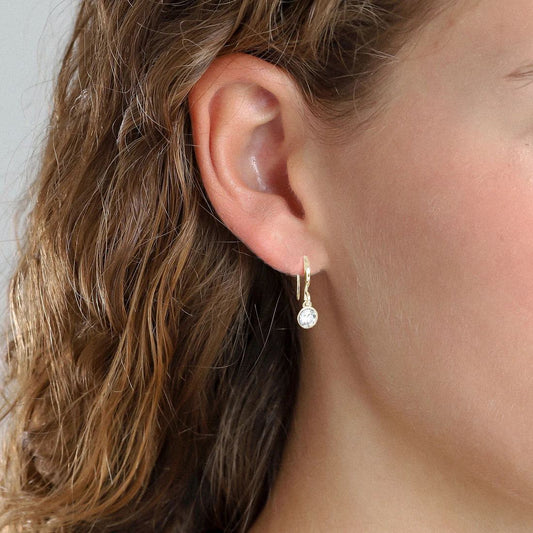 Pilgrim Lucia Pi Gold Plated Dangle Earrings