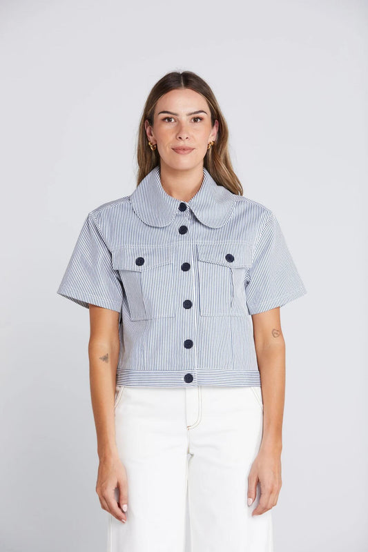 Zephrya Top - Seaside Stripe