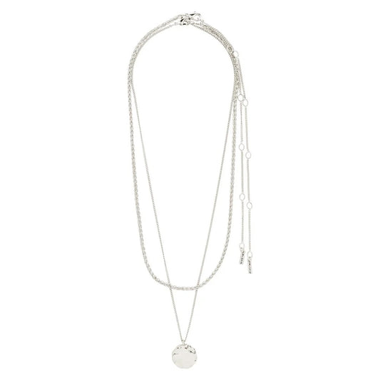 Declan Recycled Necklace - Silver Plated