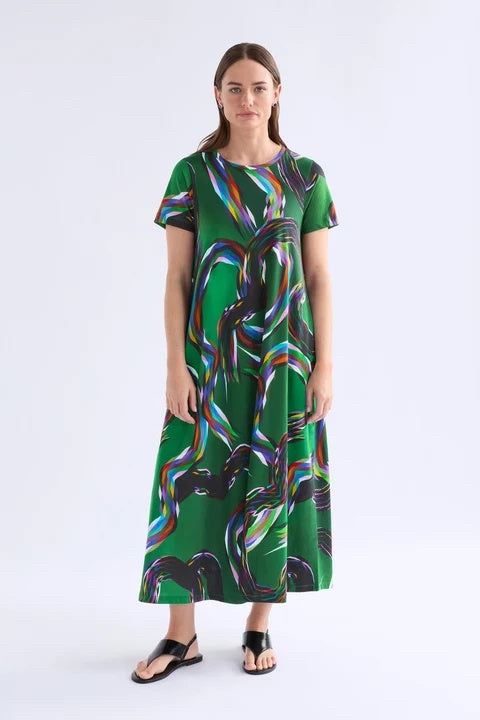 Sigel T-Shirt Dress - Facet Print