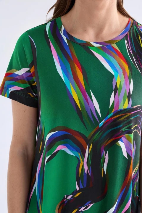 Sigel T-Shirt Dress - Facet Print