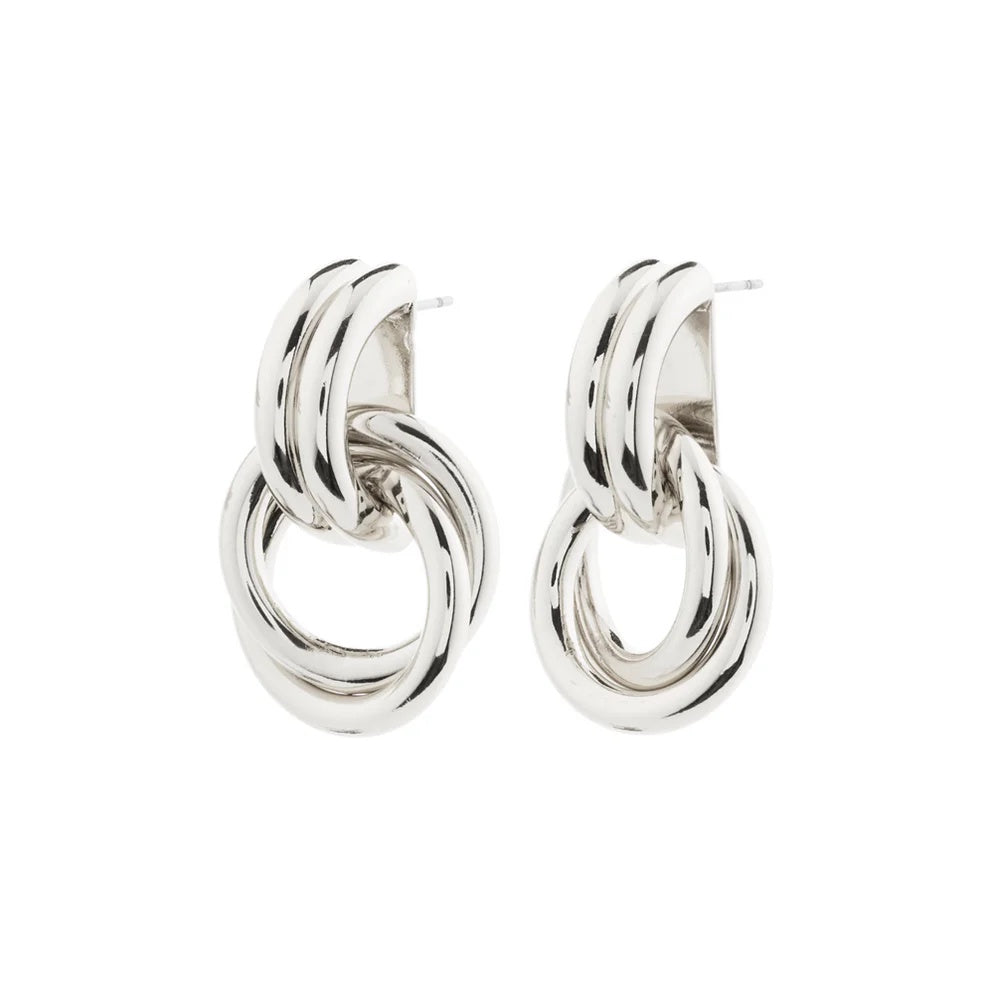 Agni Earrings - Silver Plated