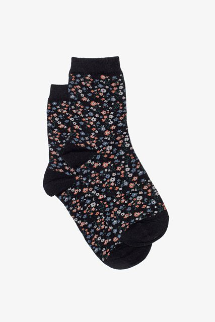 Winter Floral Sock