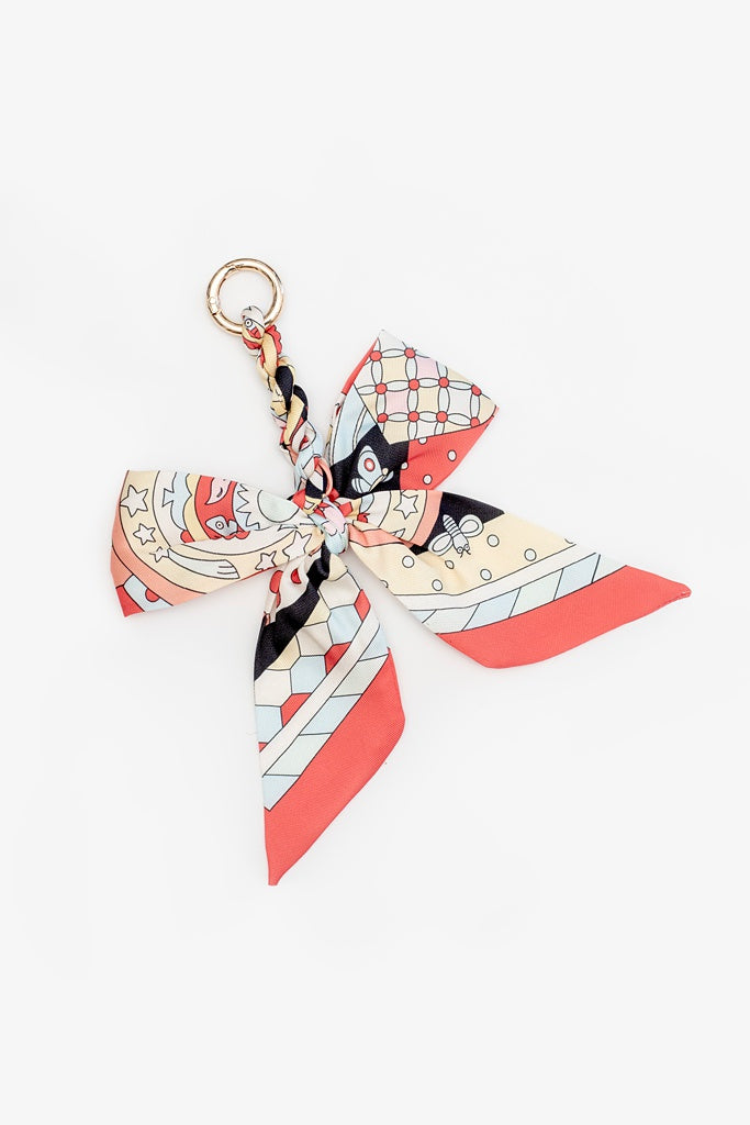 Keychain Bow - Papaya Pop