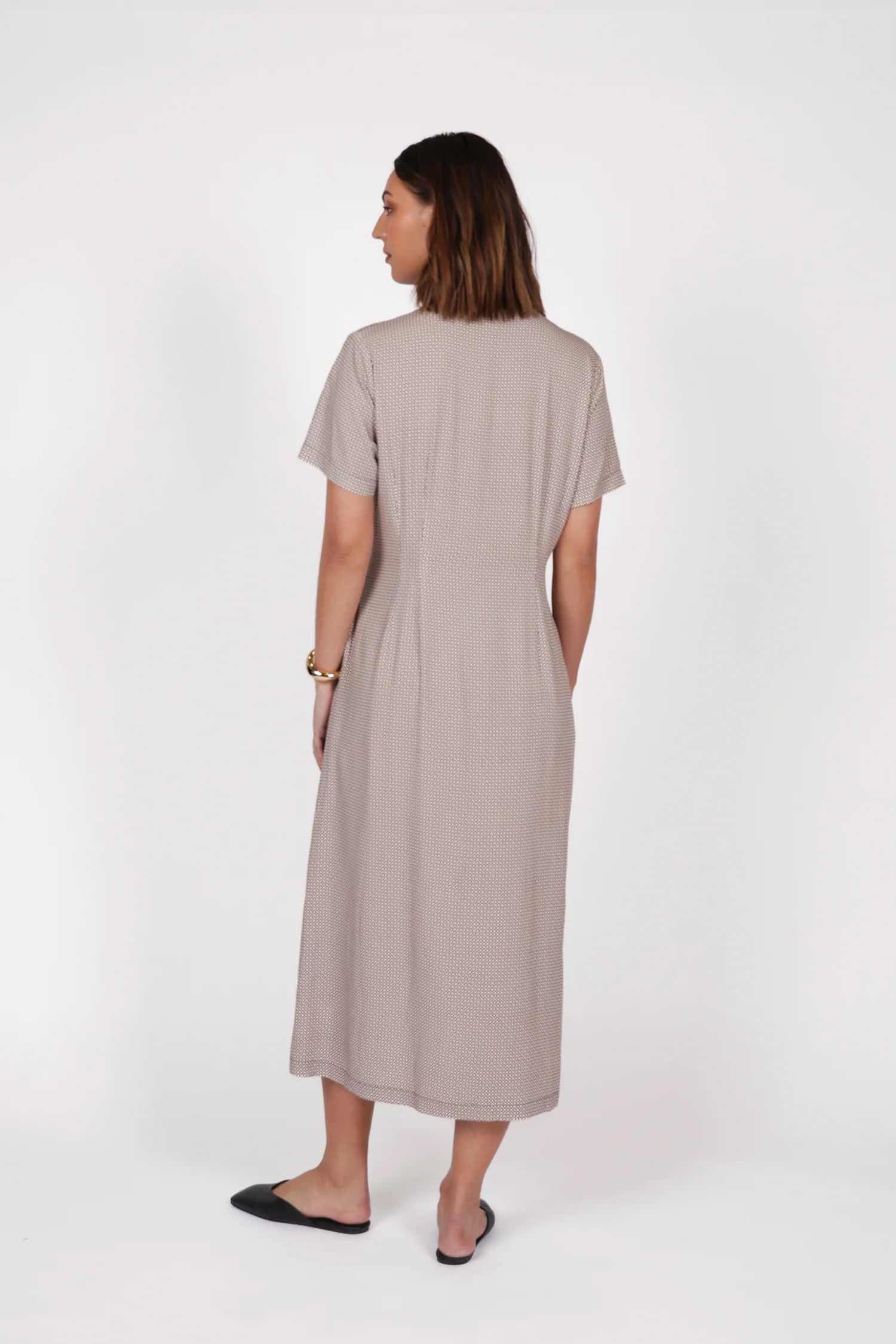 Axis Shirt Dress - Prism Print