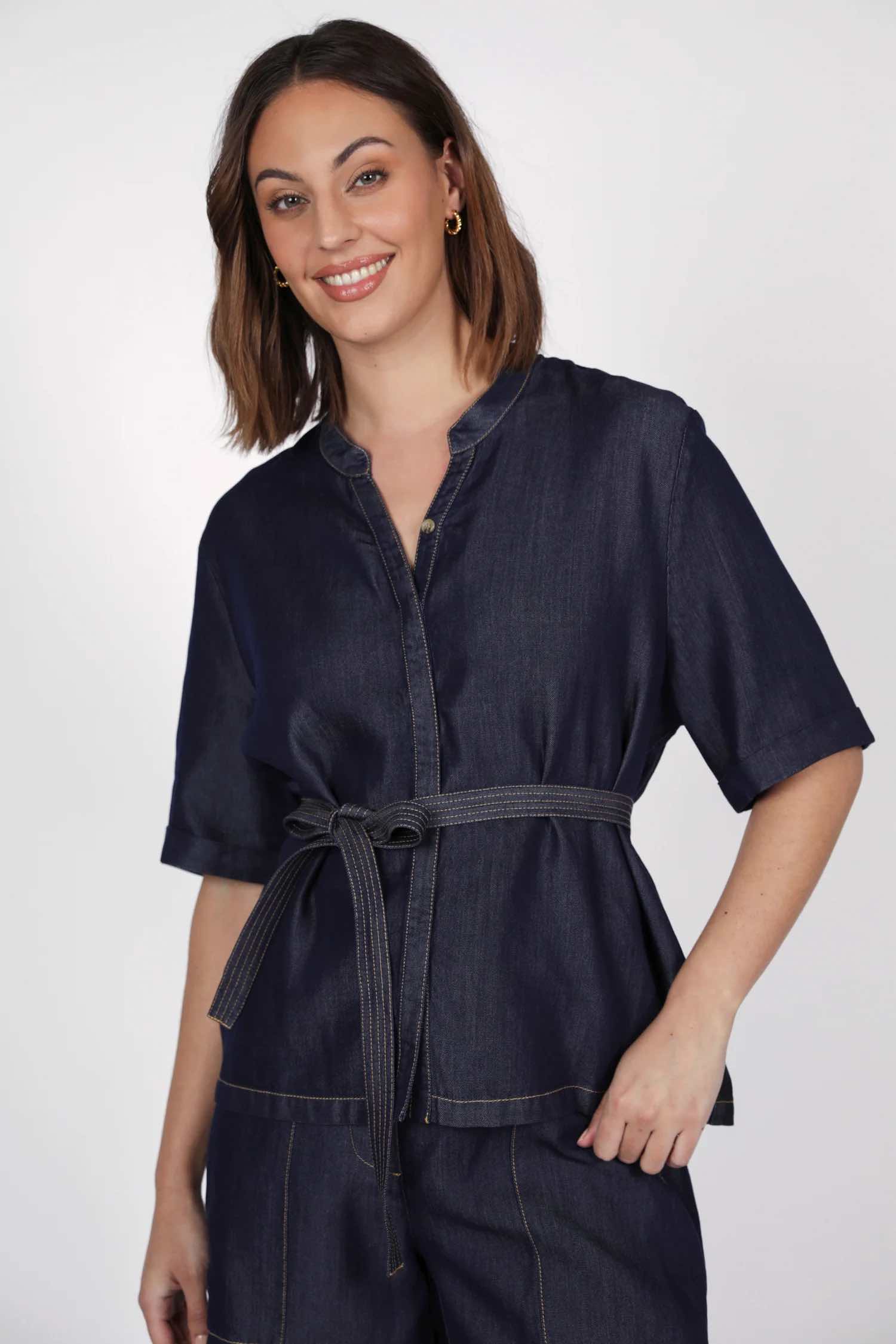 Axis Top - Indigo