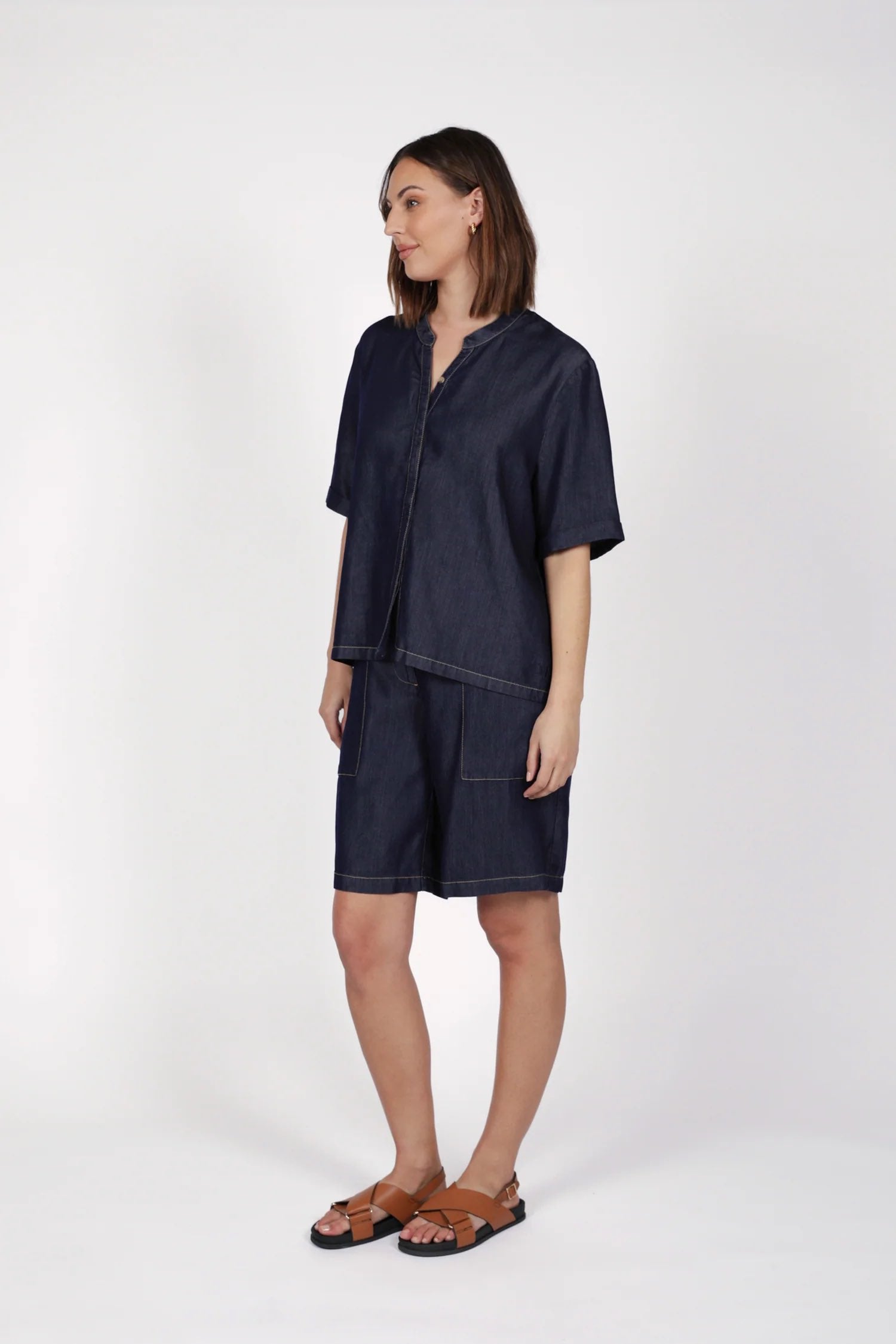 Axis Top - Indigo