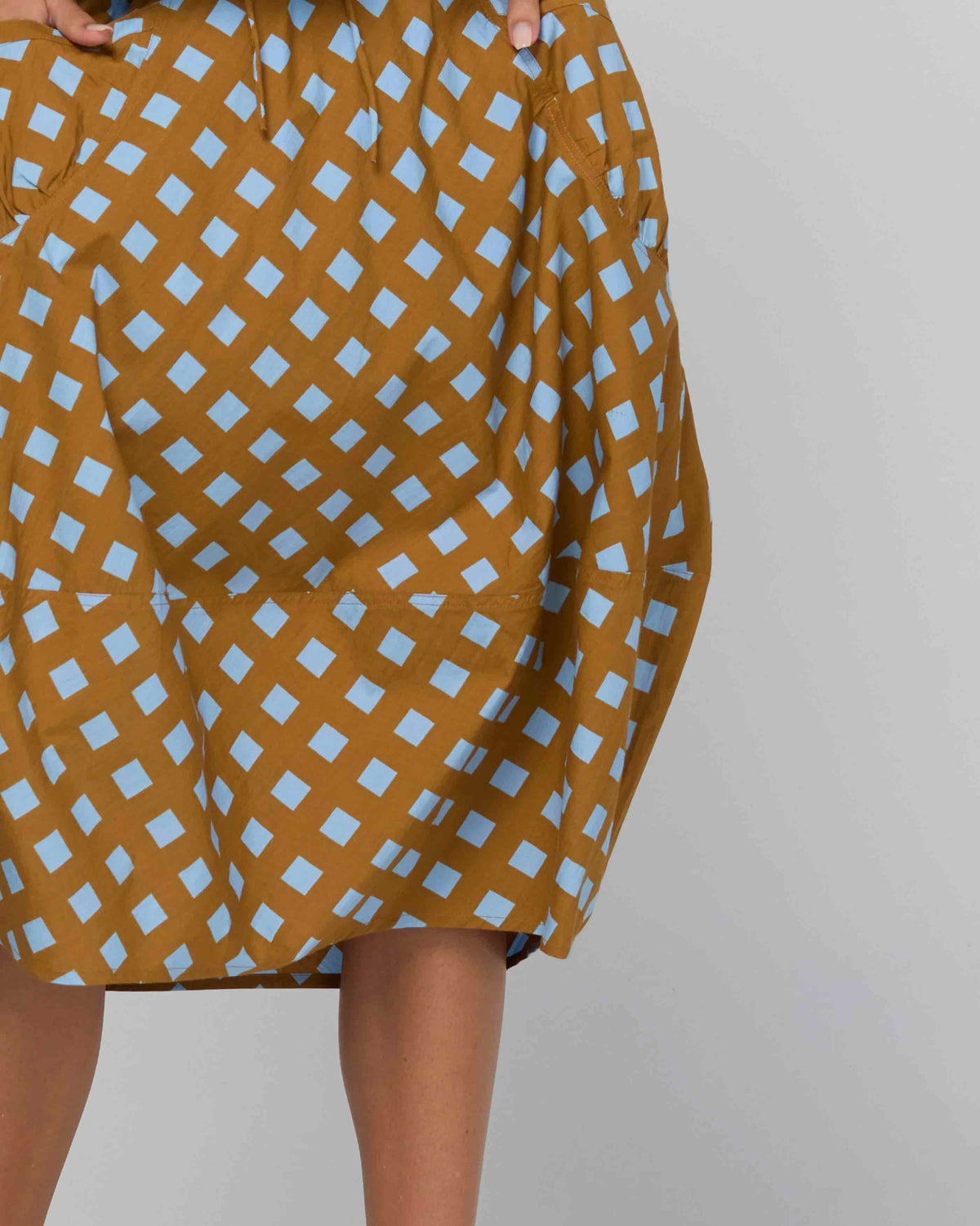Guru Skirt - Geo Check
