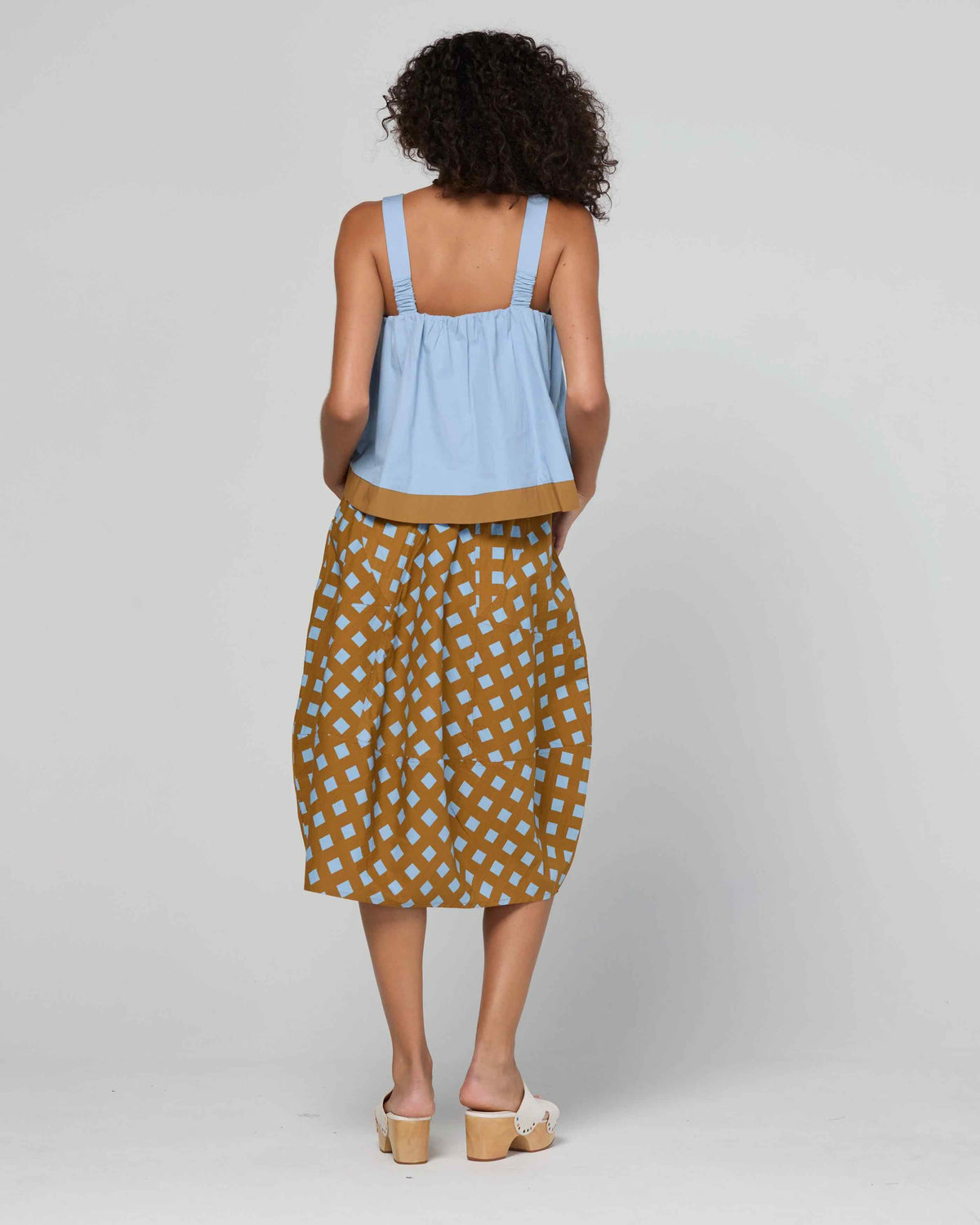 Guru Skirt - Geo Check
