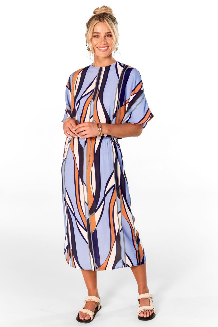 Venice Short Sleeve Midi