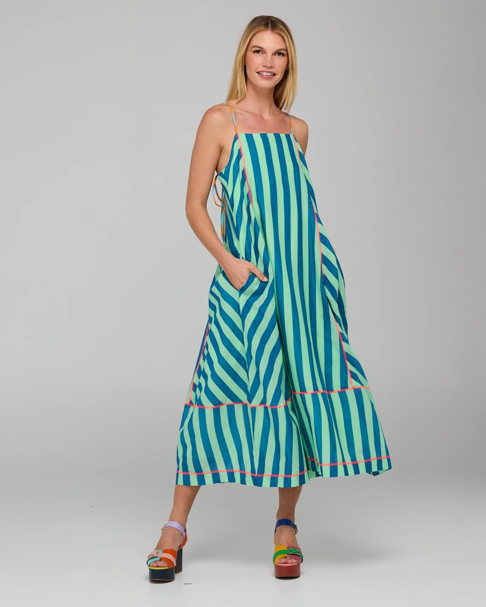 Sami Dress - Capri Green