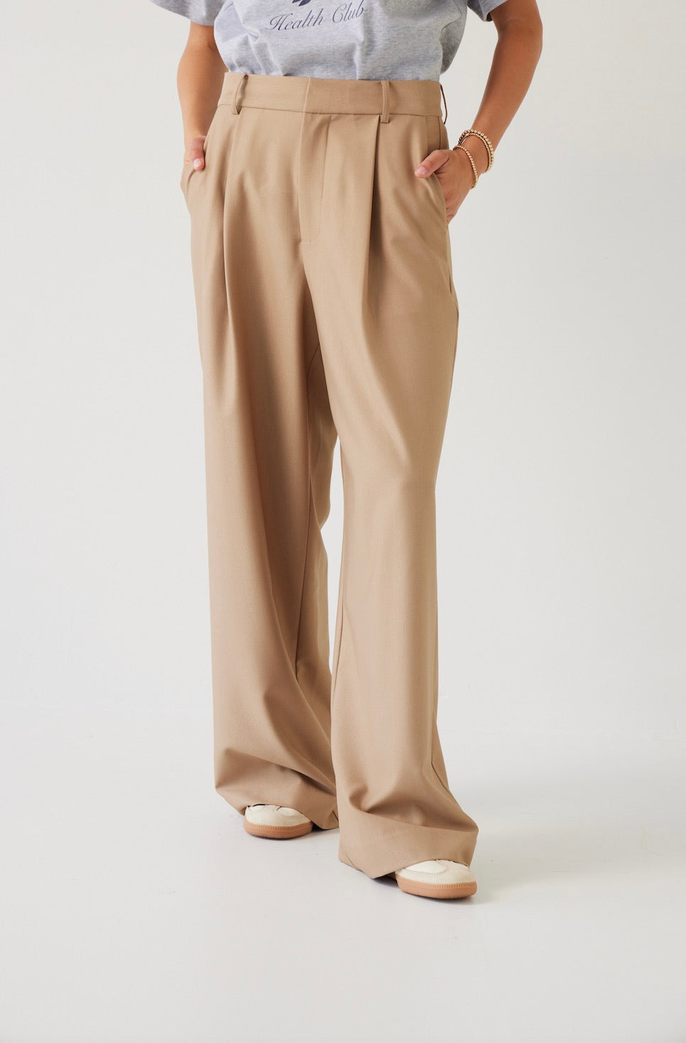 Boyfriend Pant - Sand Beige