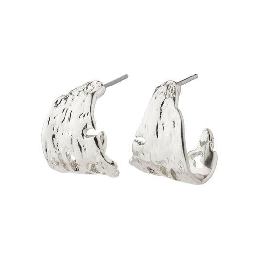Brenda Recycled Earrings - Silver Plated