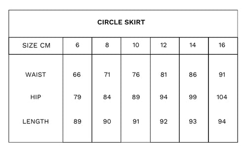 Circle Skirt - Tan