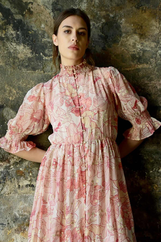 High Society Dress - Camellia Dream