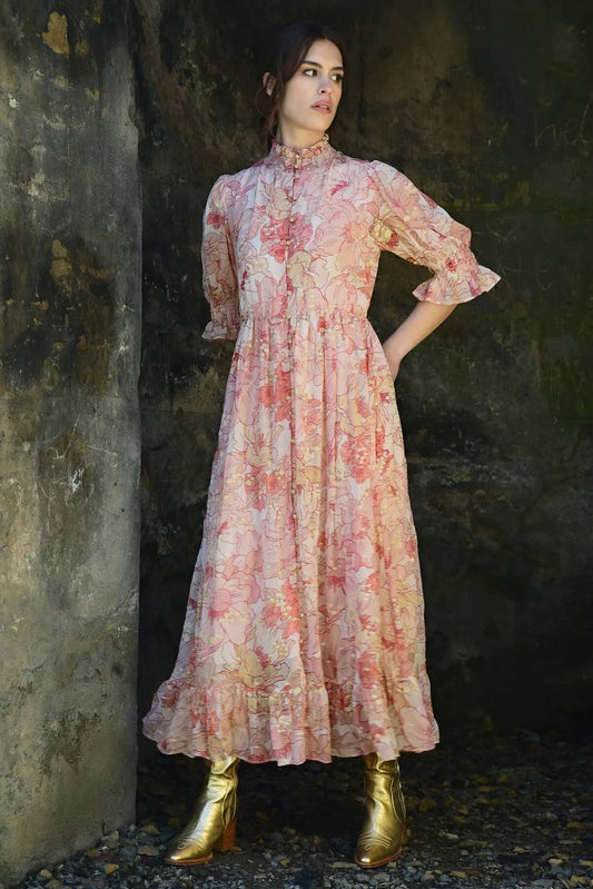 High Society Dress - Camellia Dream