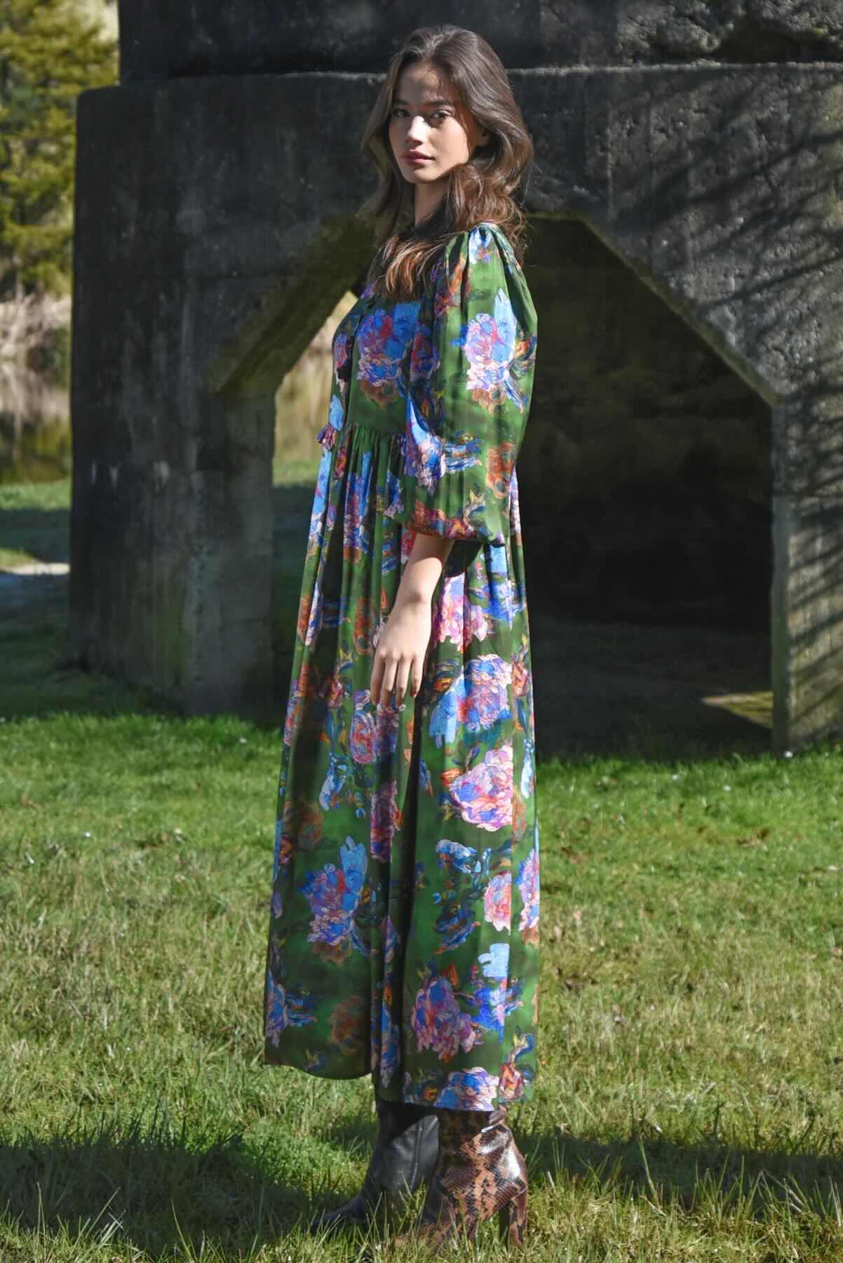 Floral Flair Dress