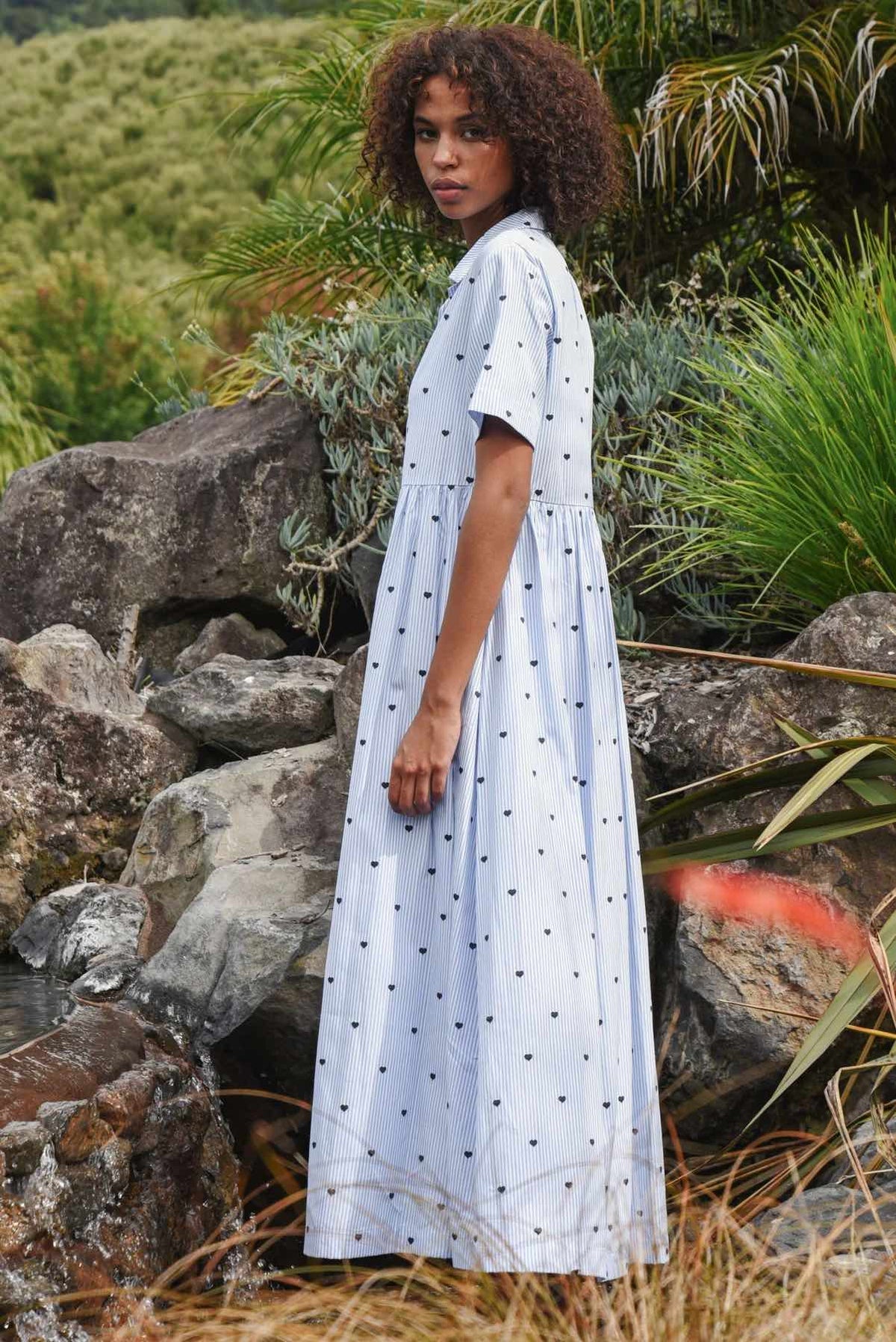 Follow Your Heart Dress - Blue