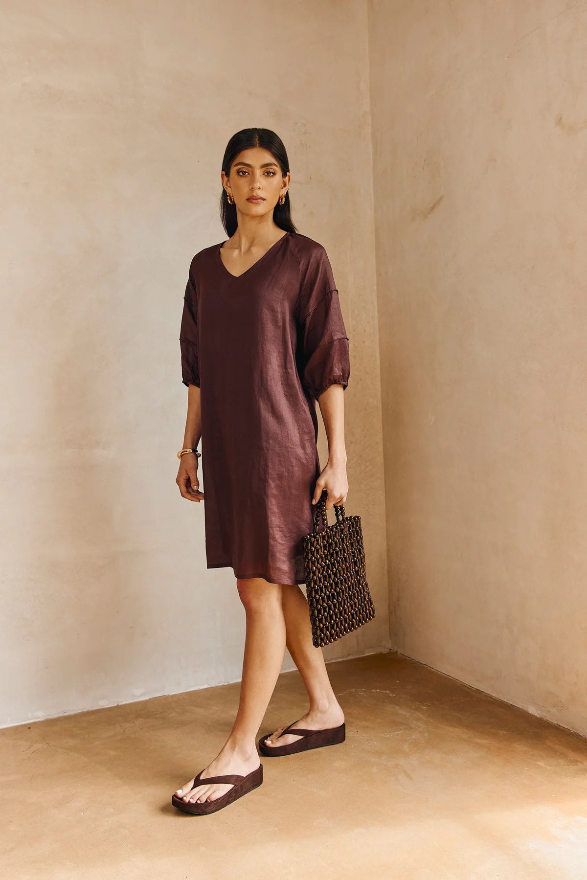 Cabana Dress - Chocolate