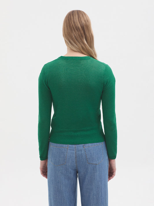 Openwork Clover Cardigan