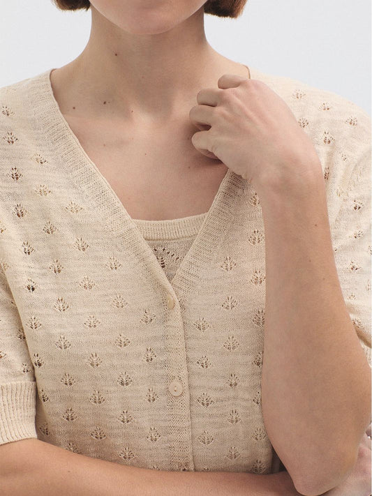 Openwork Cardigan