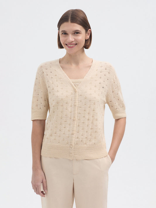 Openwork Cardigan