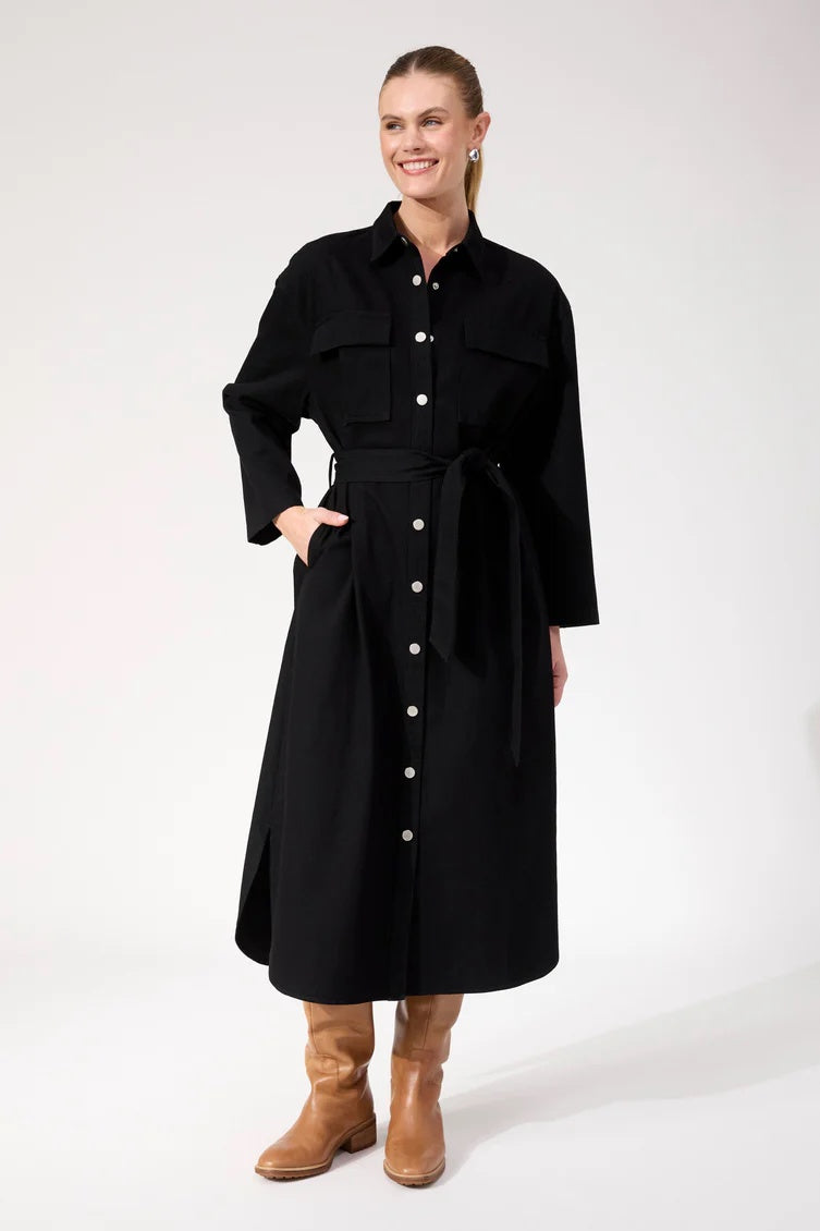 Denver Denim Shirt Dress