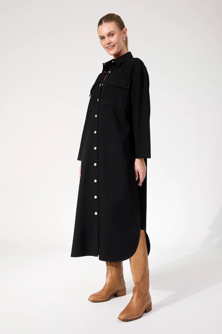 Denver Denim Shirt Dress