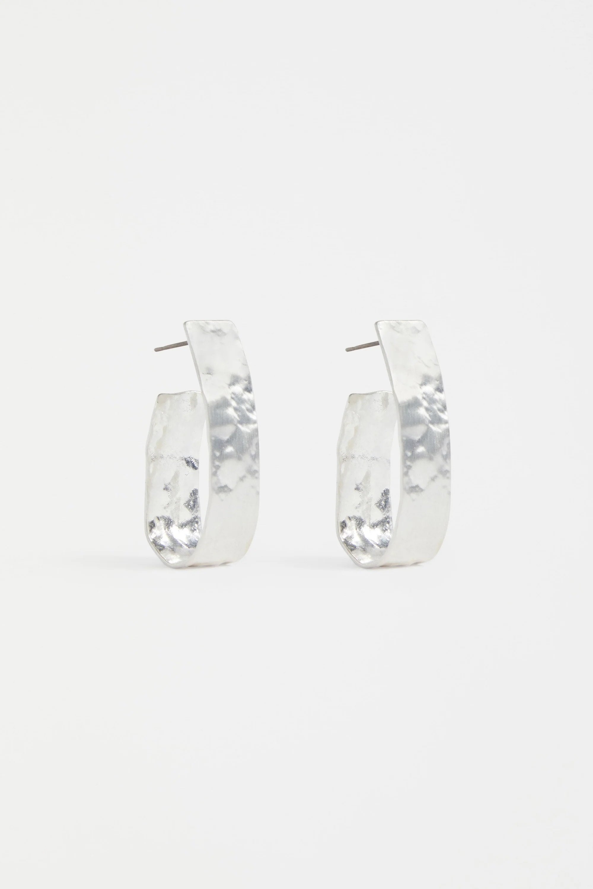 Gild Large Hoop Earring - Silver
