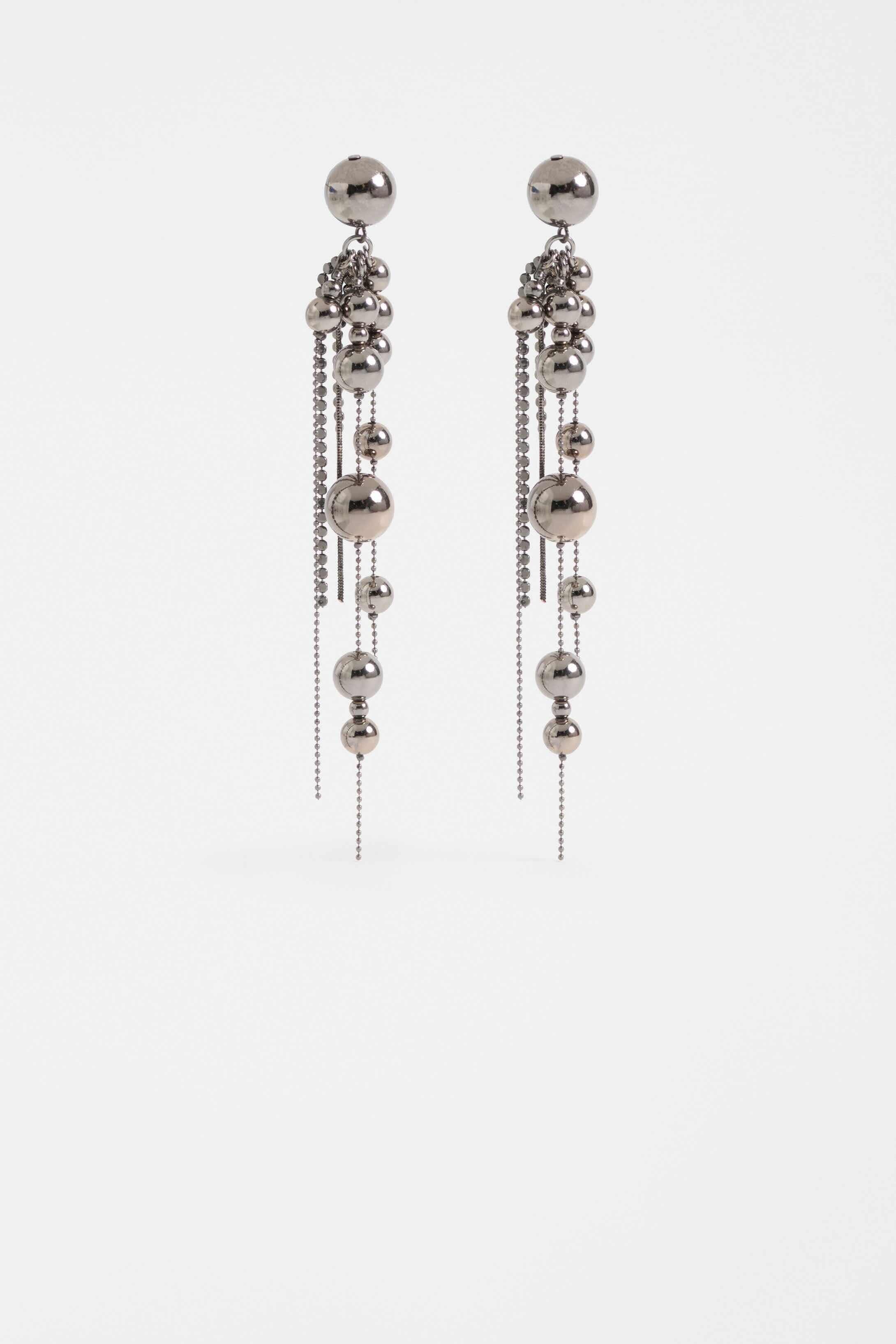 Alli Drop Earring - Gunmetal