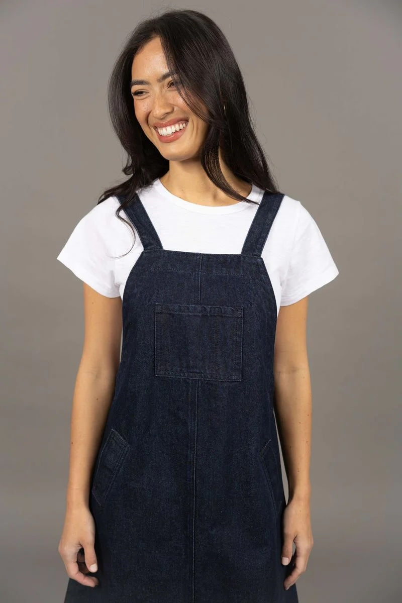 Edit Pinafore-Dark Blue