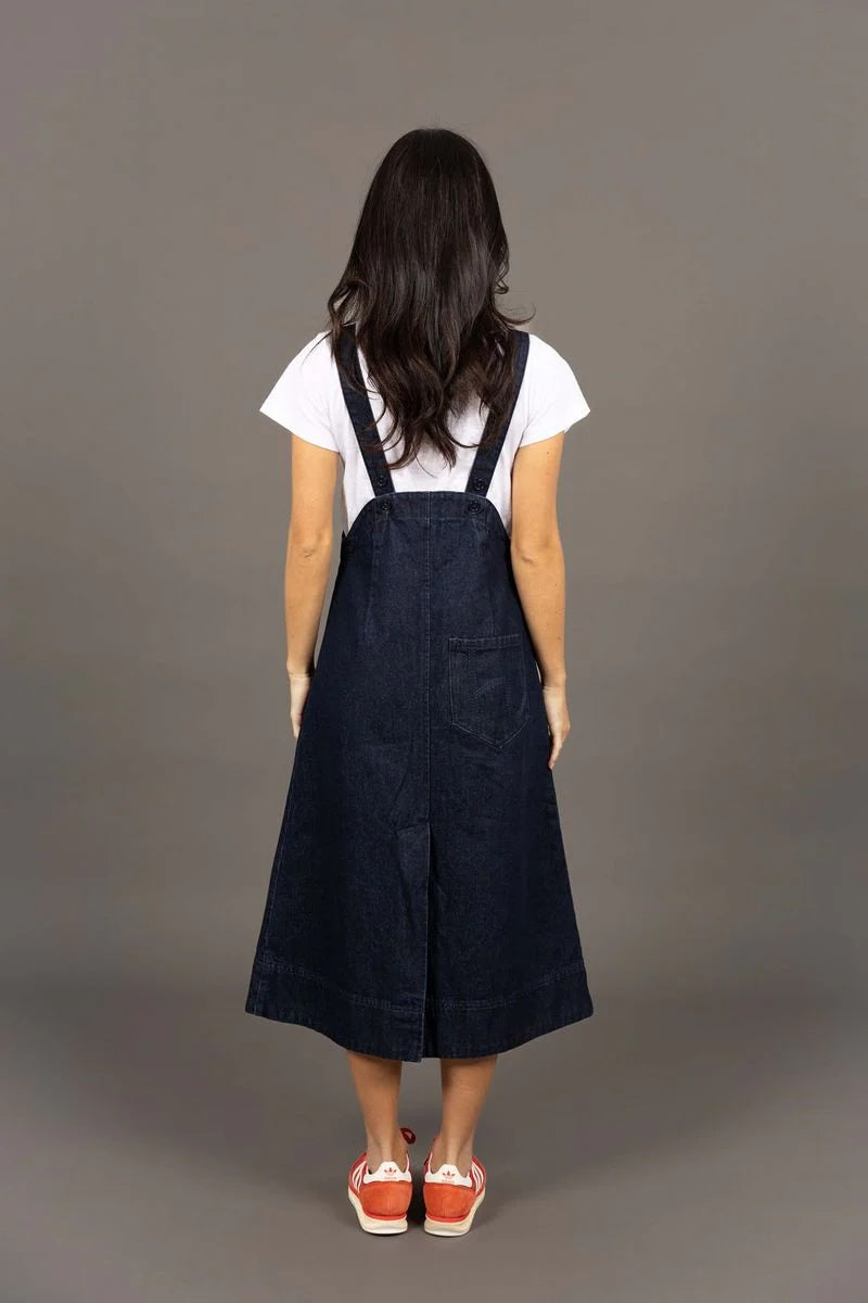 Edit Pinafore-Dark Blue