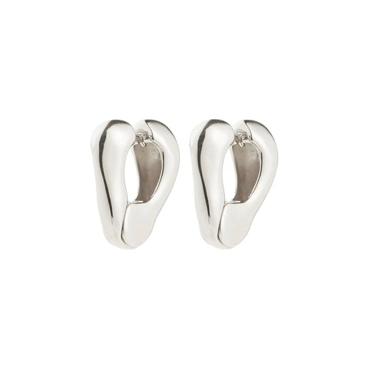 Free Recycled Earrings - Silver Plated